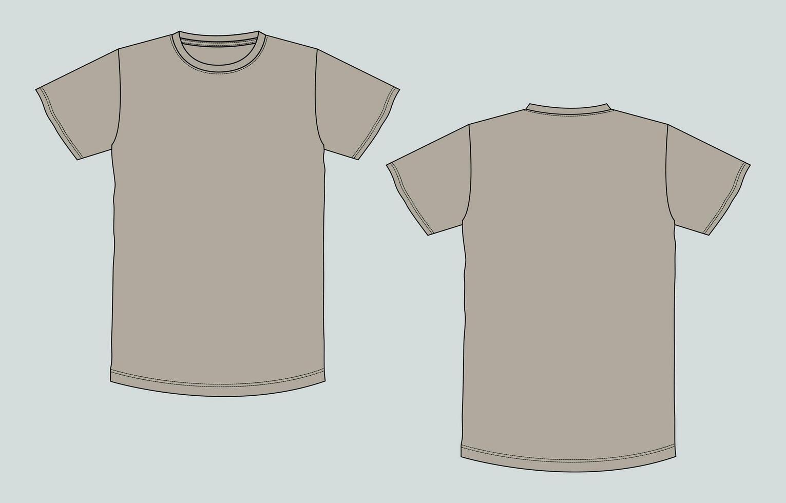 A t - shirt template with a gray background vector