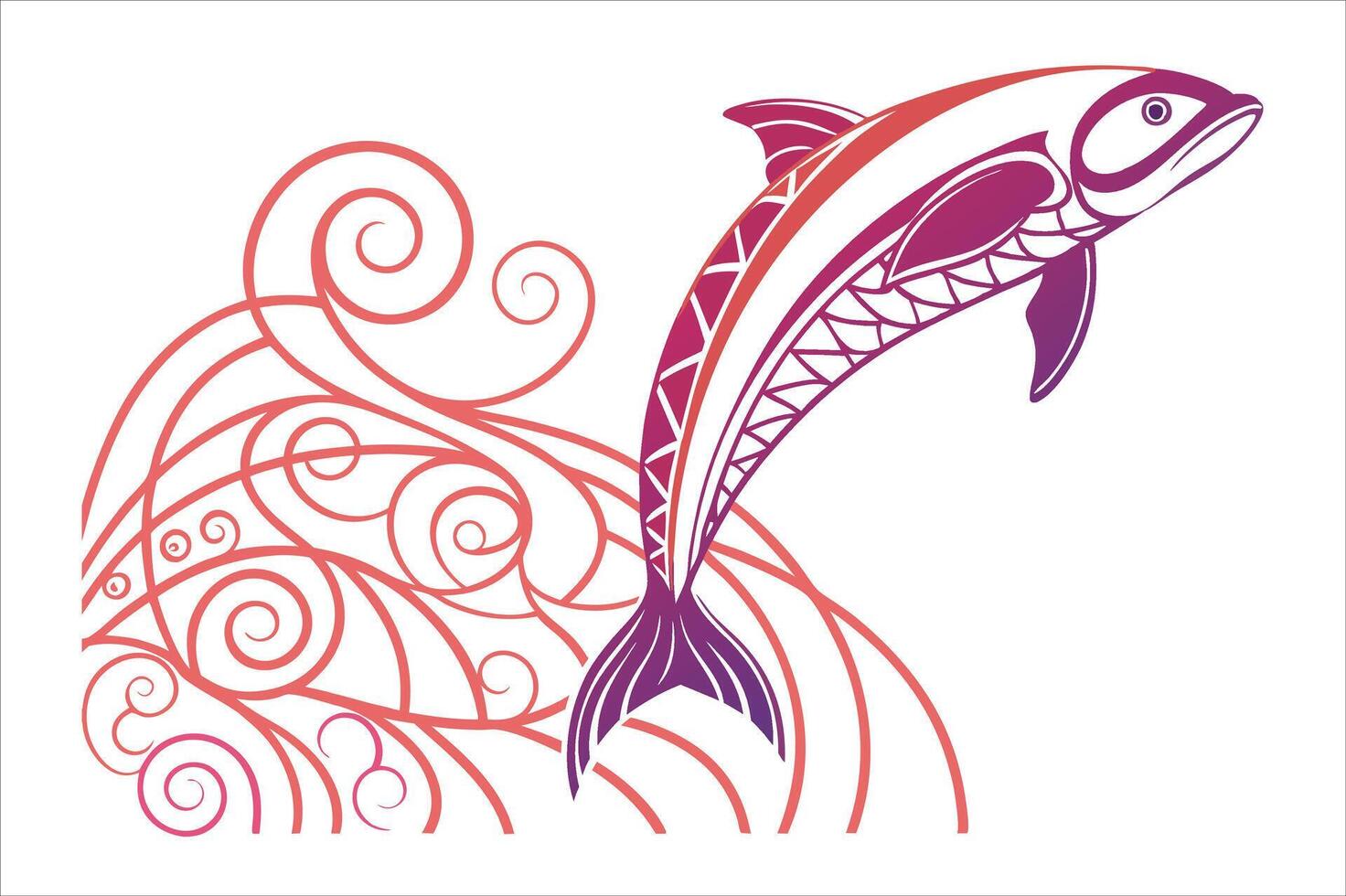 Gradient Abstract Background Design. vector
