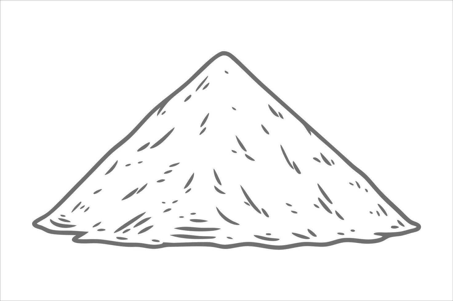 white grungy hill background . vector