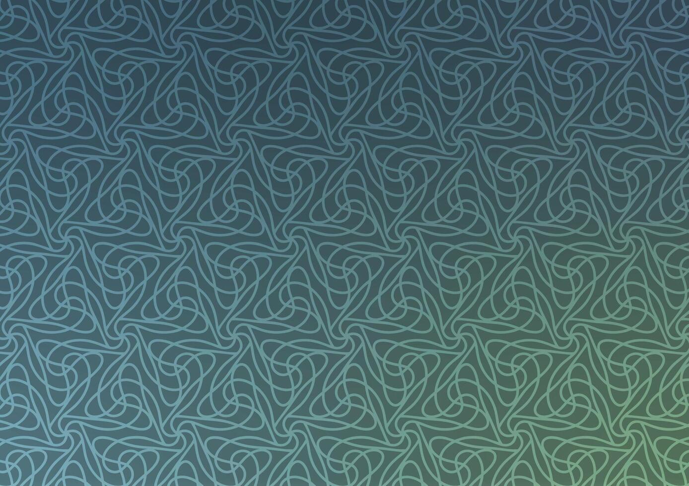 Abstract green random pattern line background vector