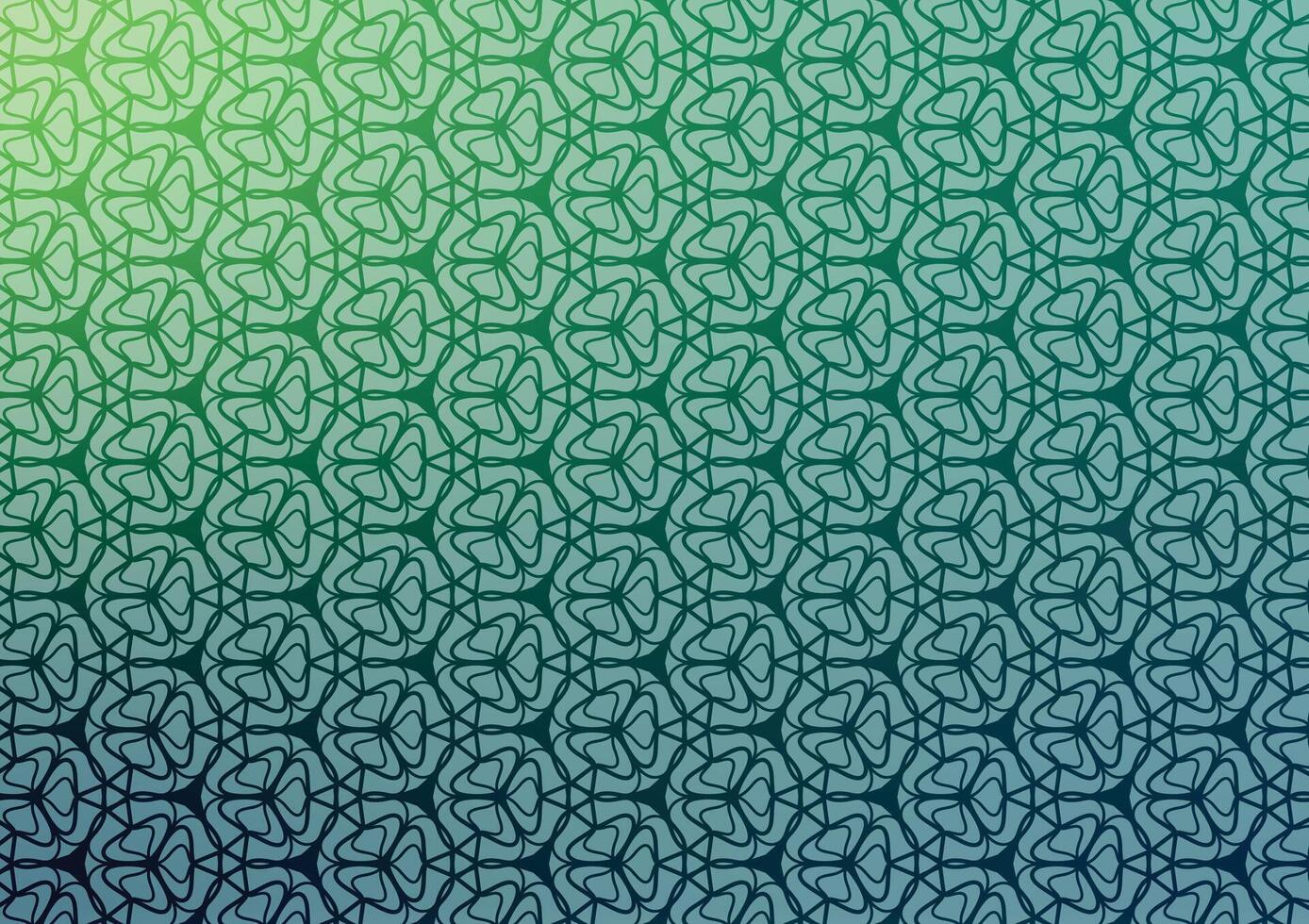 Green gradient pattern abstract dark background vector