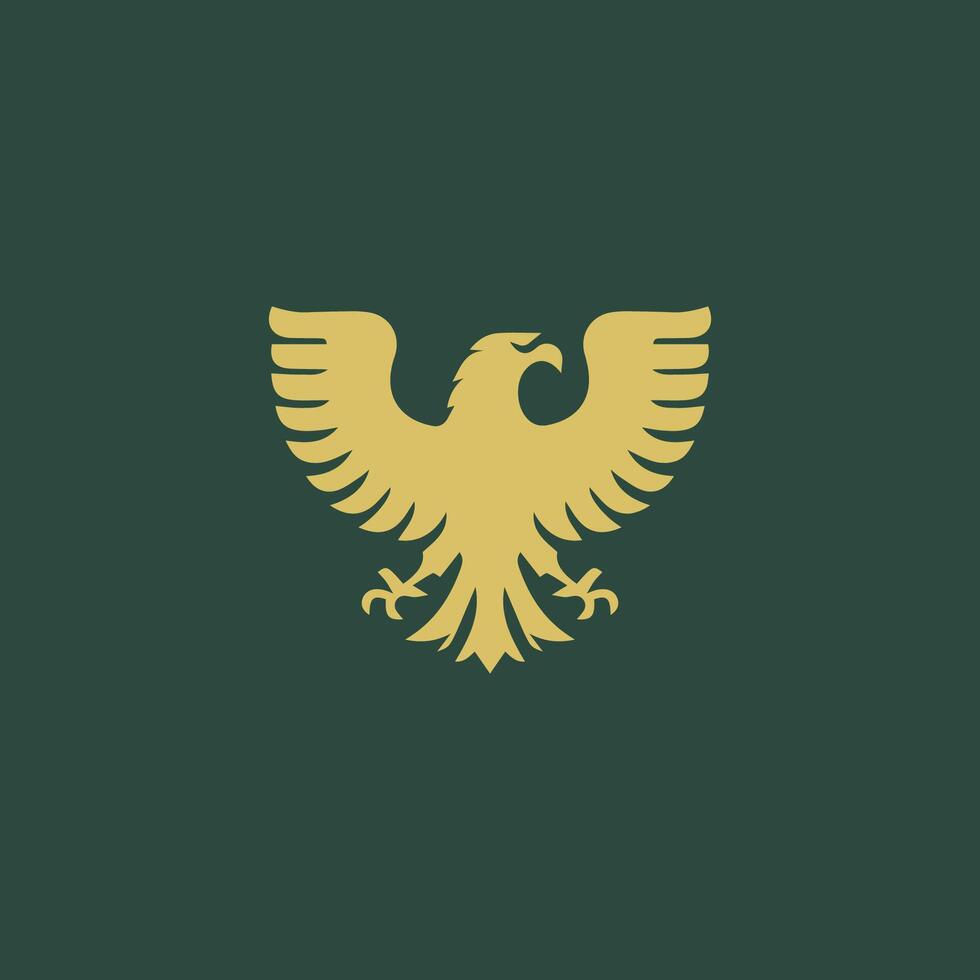 Luxury Eagle logo design vector
