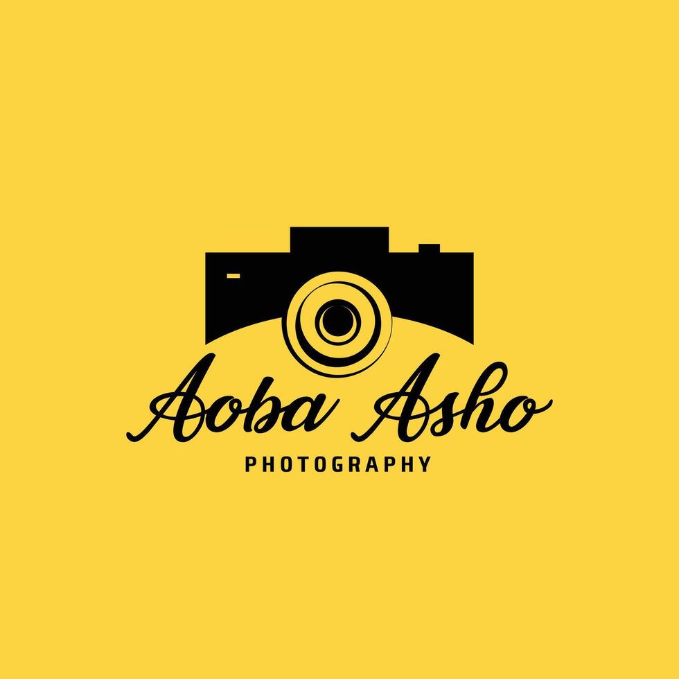 Camera logo collection vector