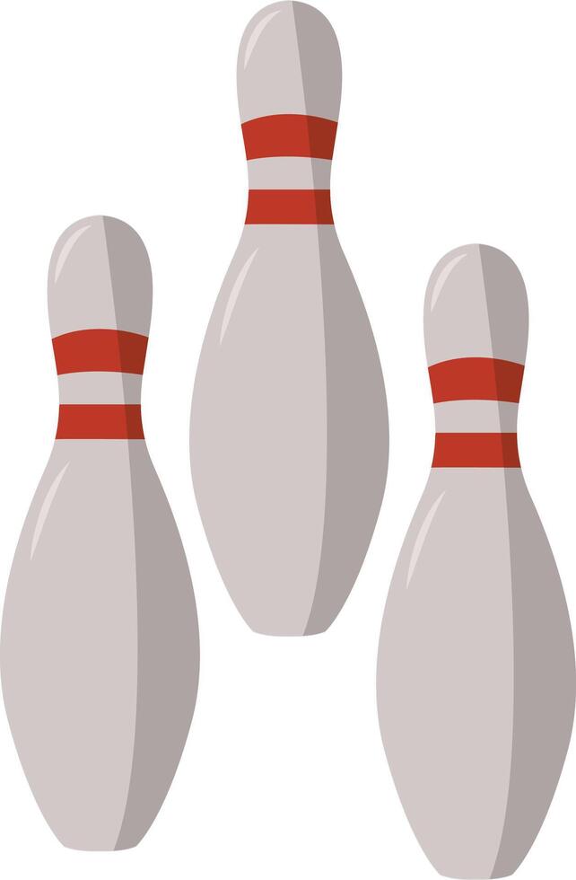 Three Bowling Kegel Illustration vector