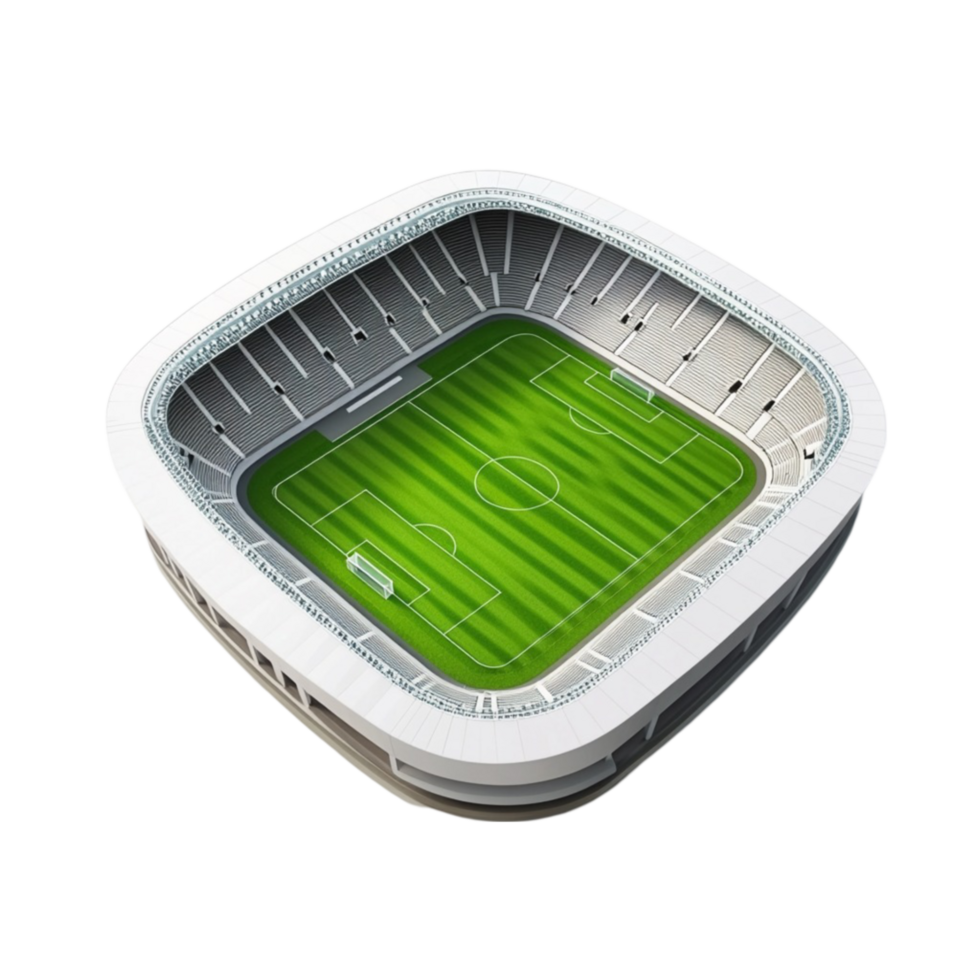 3d soccer stadium with grass and green grass png