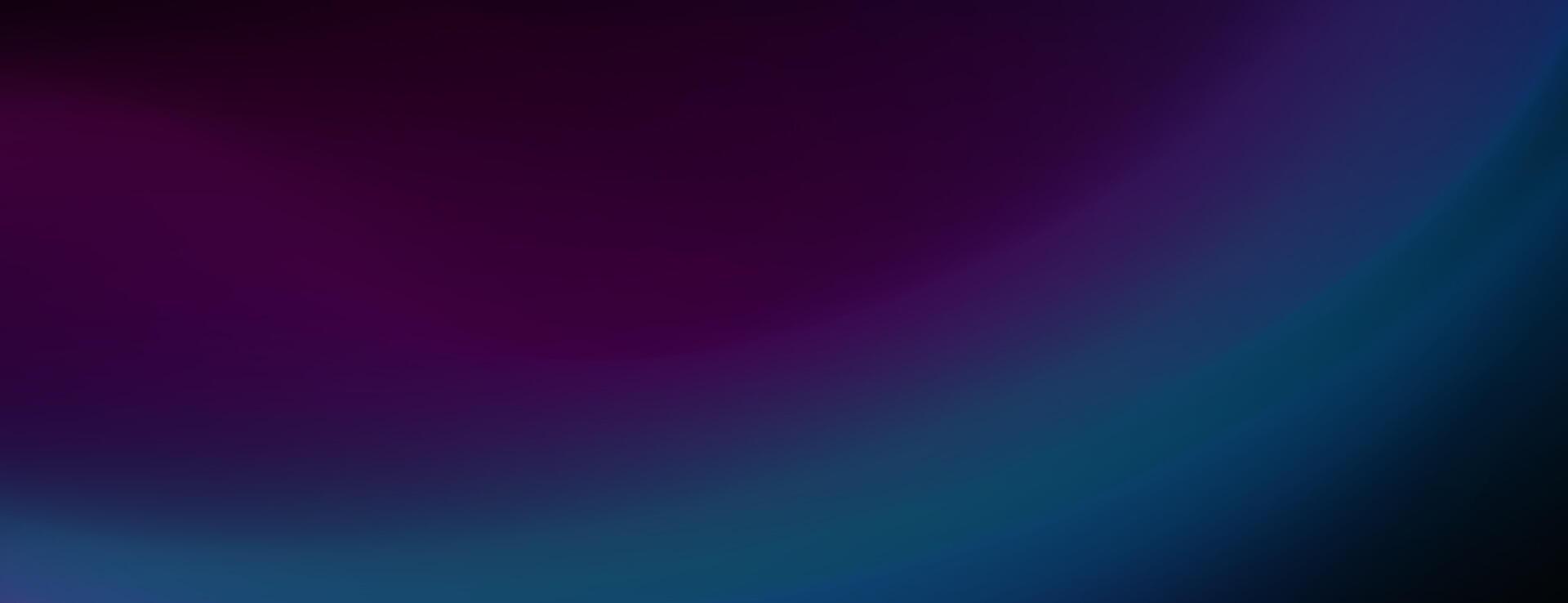 Mysterious and dreamy abstract banner with a soft purple blue gradient vector