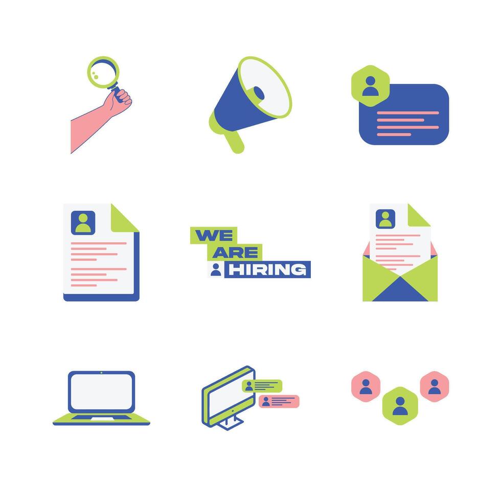We Are Hiring vector