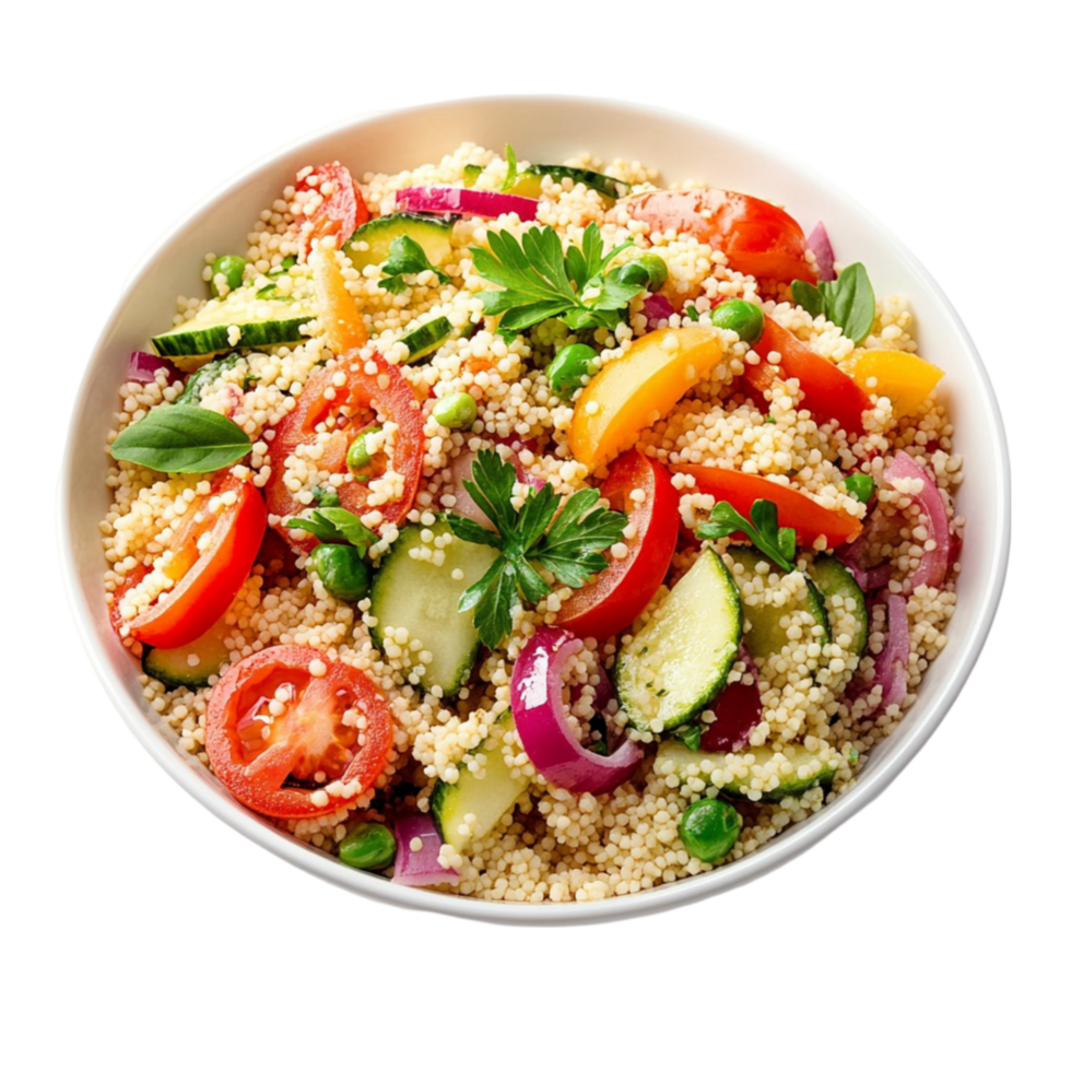 Tasty Couscous Salad Art png