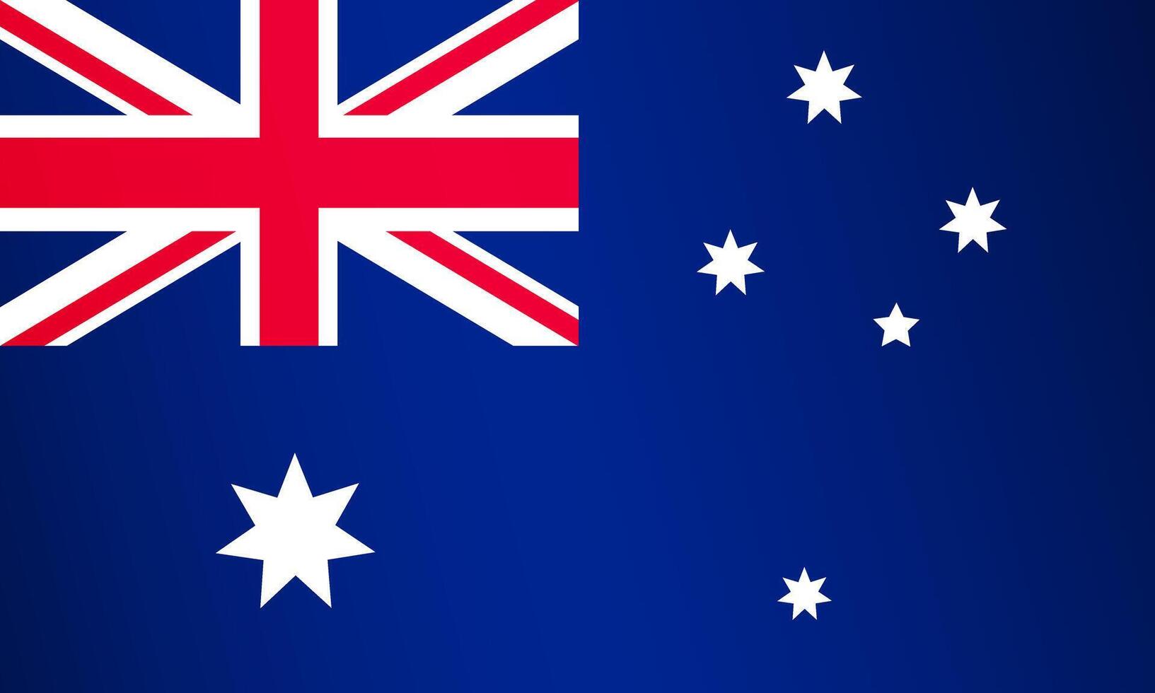 Australian flag. Design element. National flag vector