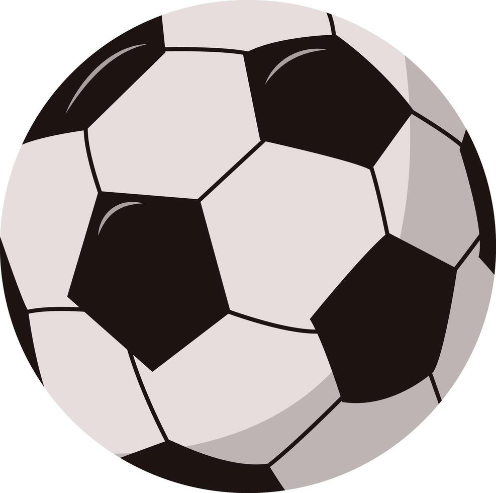 Football Illustration in Flat Design vector