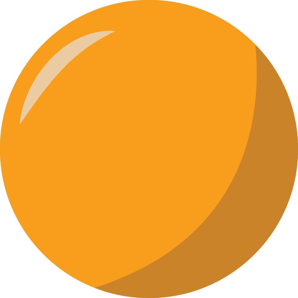 Bowling Ball Illustration in Flat Design vector