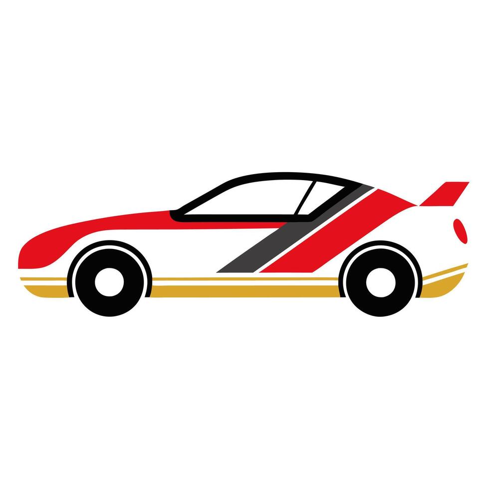 Detailed Car for Automotive Design and Concepts vector