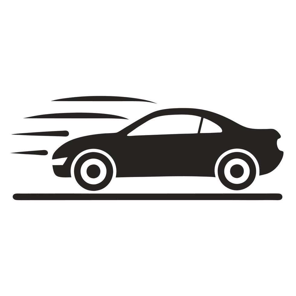 Abstract Car Silhouette Illustration for Transportation Logos and Templates vector