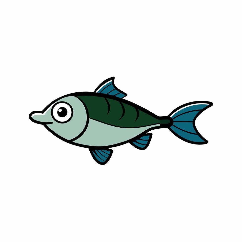 Colorful Fish Clip Art Illustration for Fun Ocean and Animal Designs vector