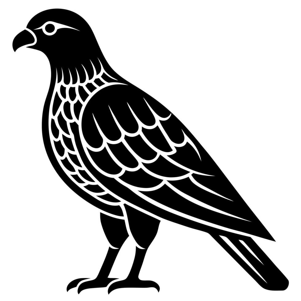 Beautiful Bird Silhouette Illustration for Nature Lovers and Minimalist Design 15 vector