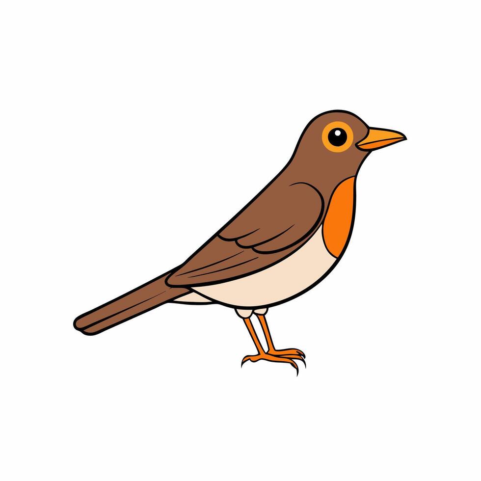 Adorable Yellow Bird Character Design for Fun and Whimsical Projects vector