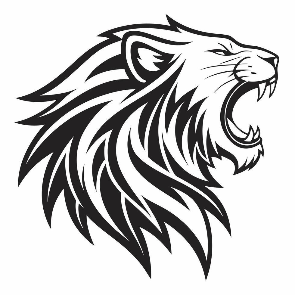Lion Head Logo Design for Branding and Business Identity vector
