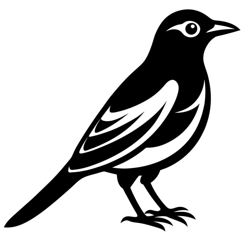 Stunning Bird Silhouette Design for Posters, Logos, and More vector