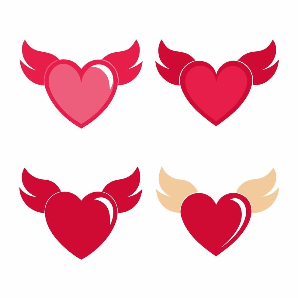 Creative Heart Shape Set for Digital Art and Print Projects vector