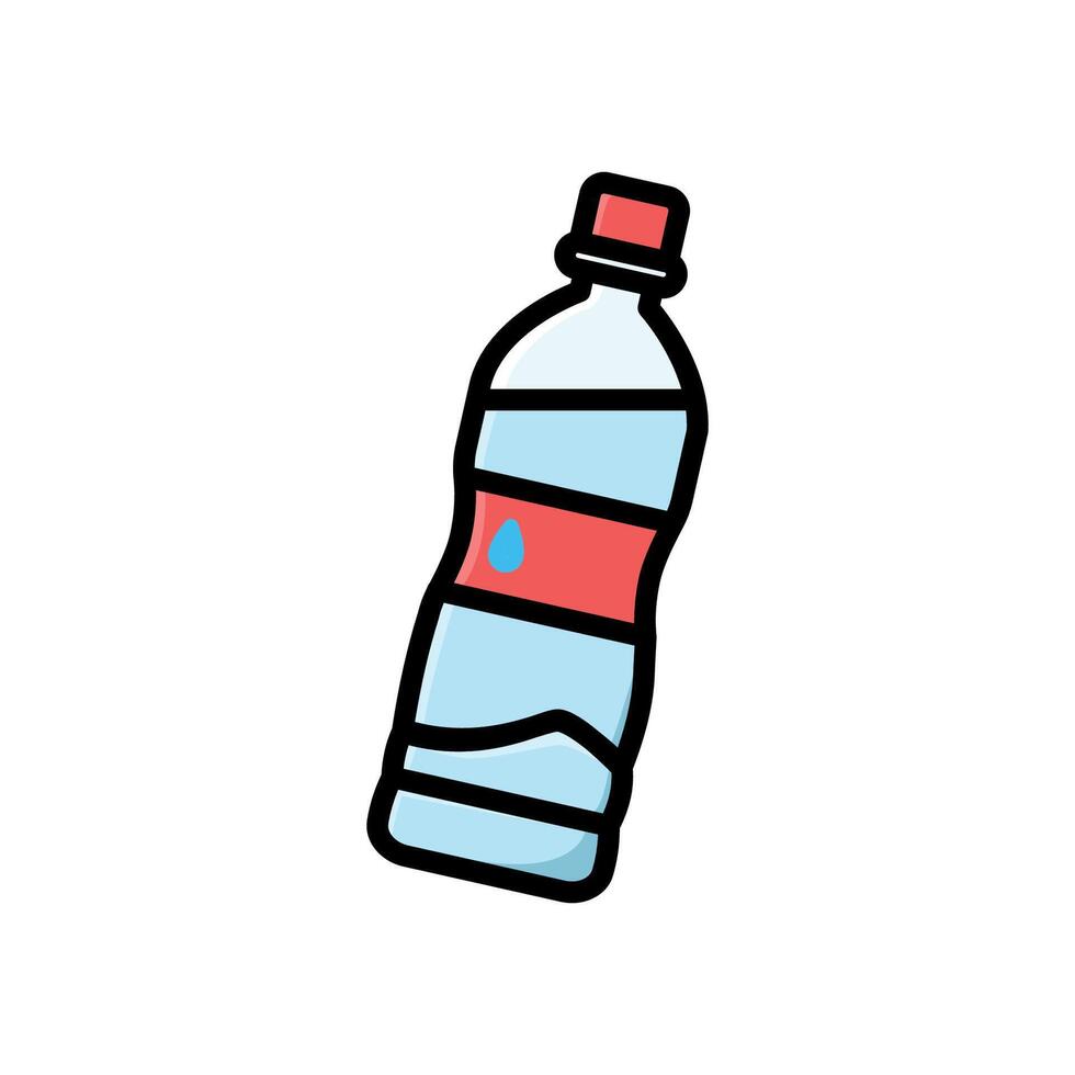 water bottle icon design template elegant style art vector