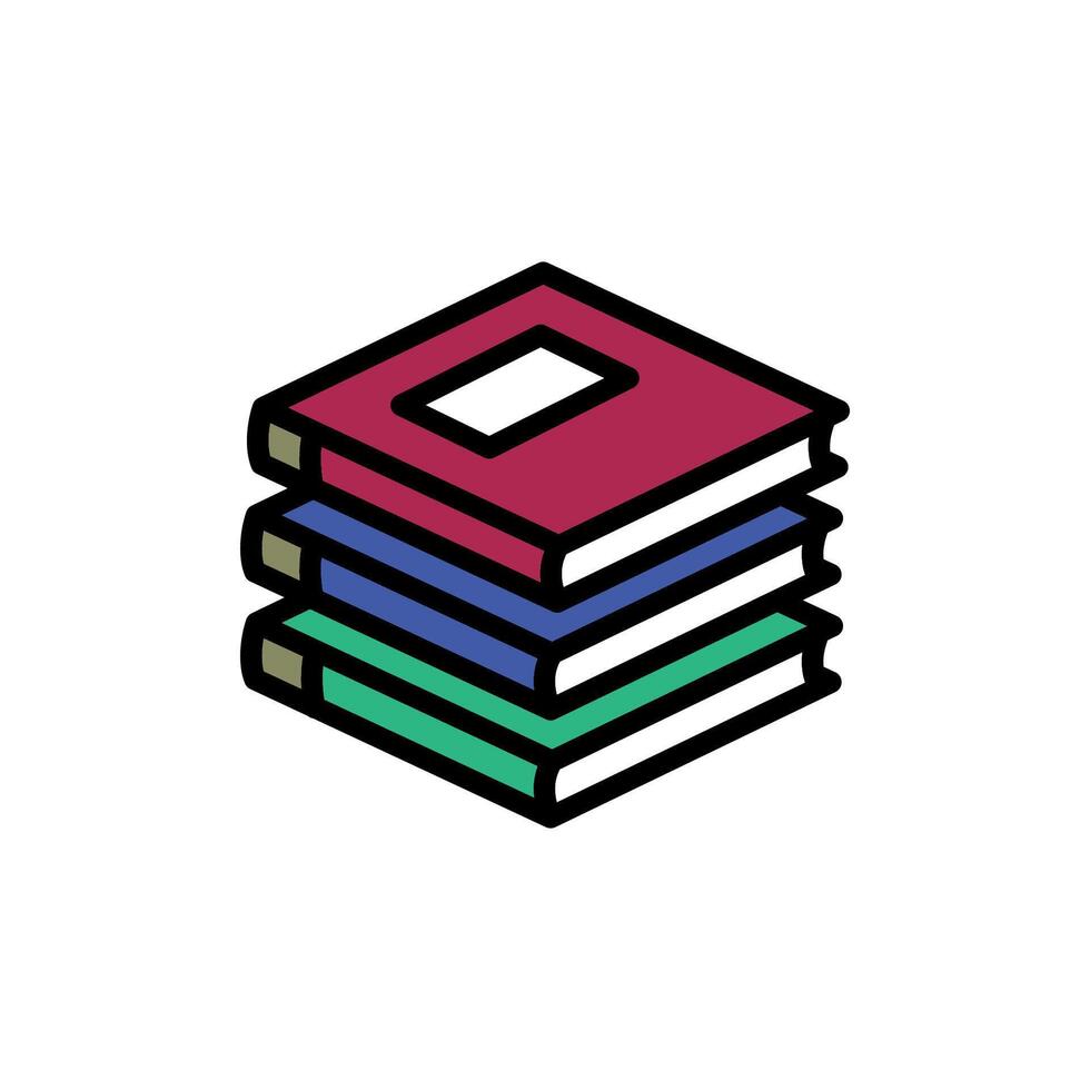 book icon design template elegant style art vector