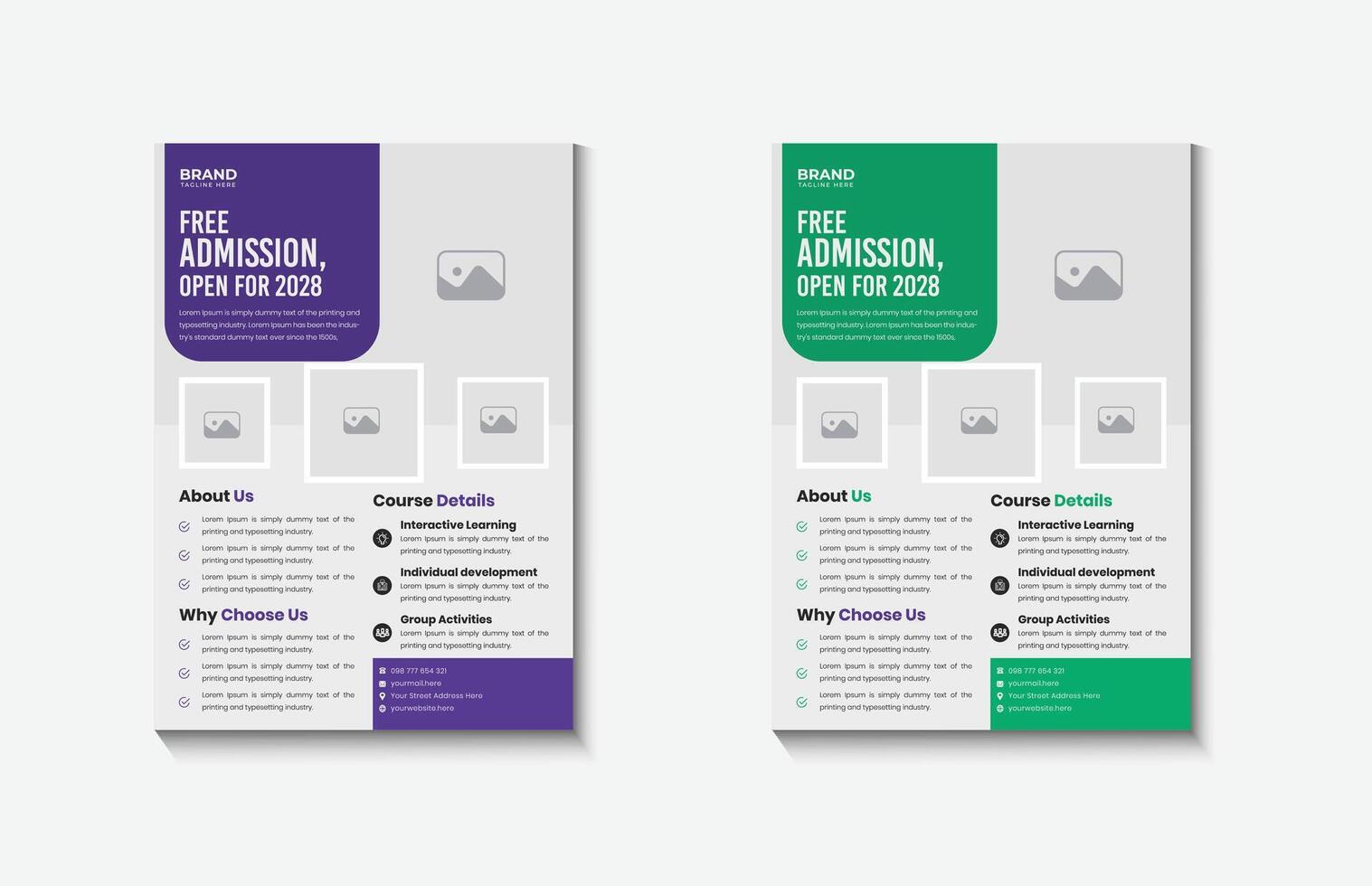 Private Tutor Flyer Template, Flyer Template Layout Design, Kids back to school education admission poster template vector