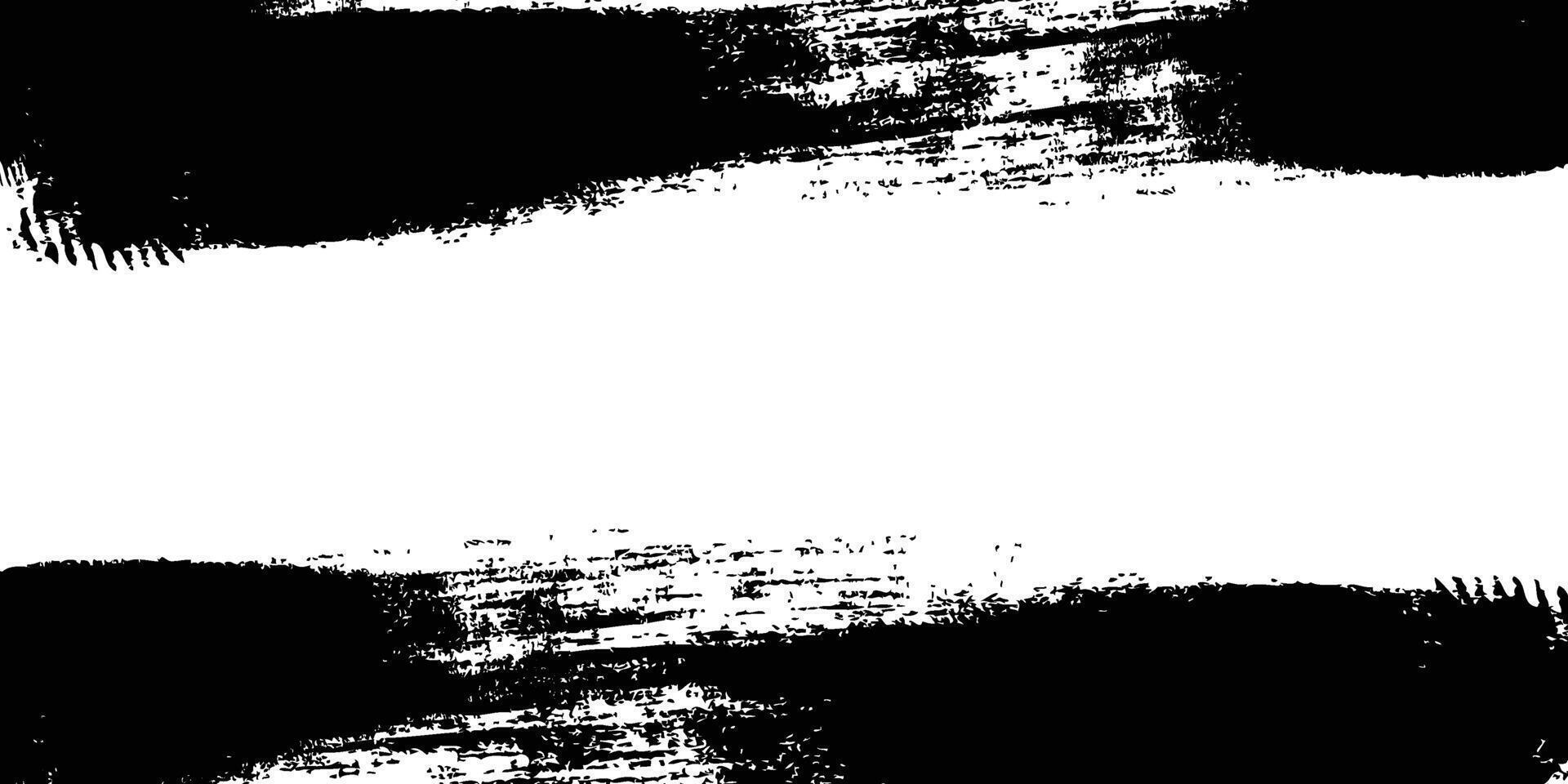 Grunge brush, hand drawn background texture vector