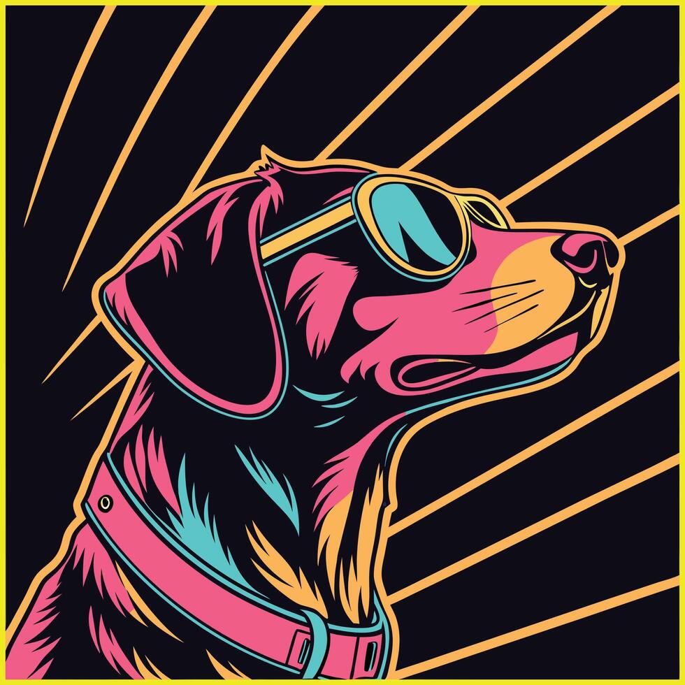 Cute Dog Lover T-shirt design vector