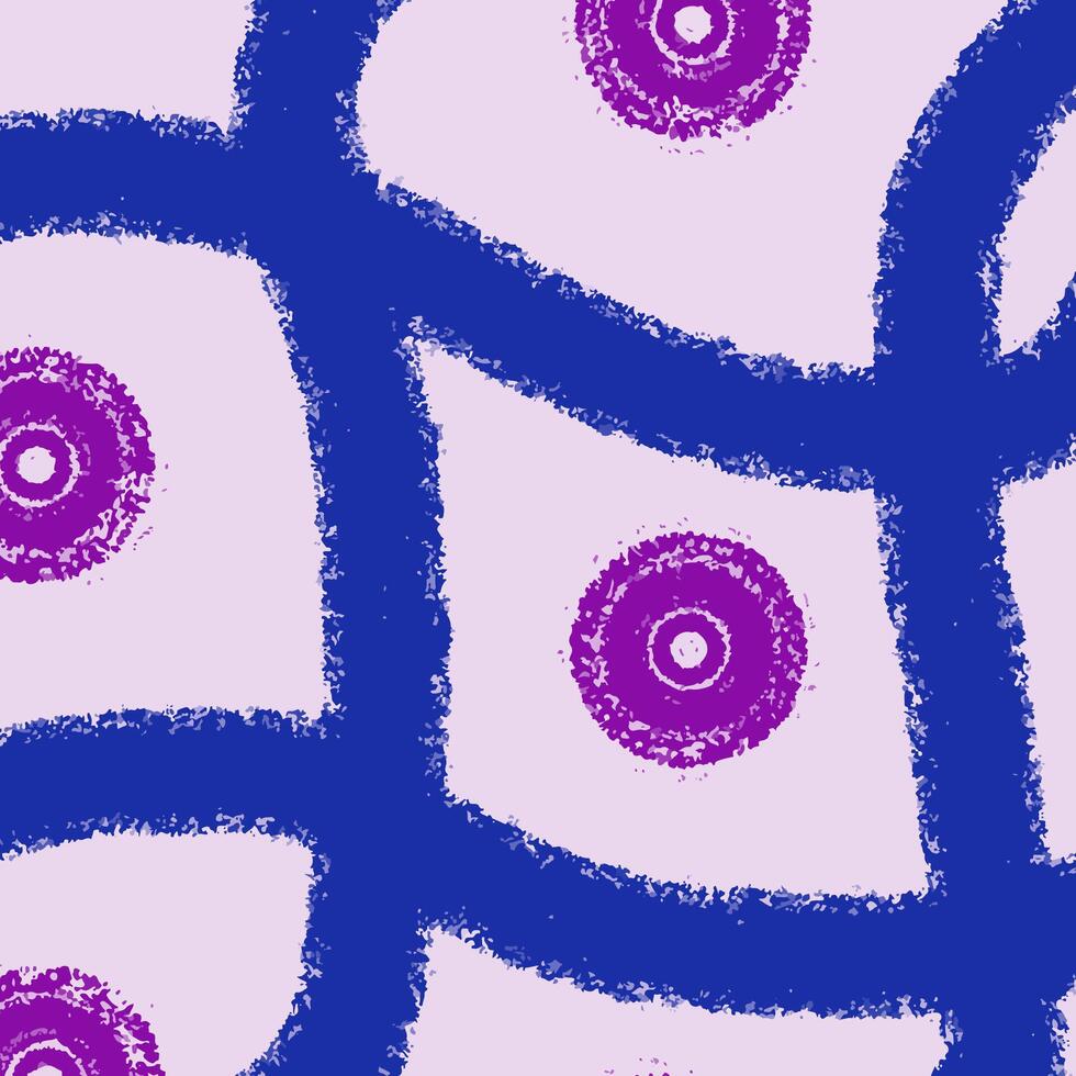 pattern strokes. Creative dynamic texture with scribble brush strokes, vibrant circles. Endless background design, repeating print for modern trendy textiles, wraps. vector