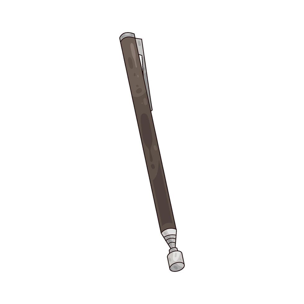 Illustration of Magnetic Pickup Tool vector