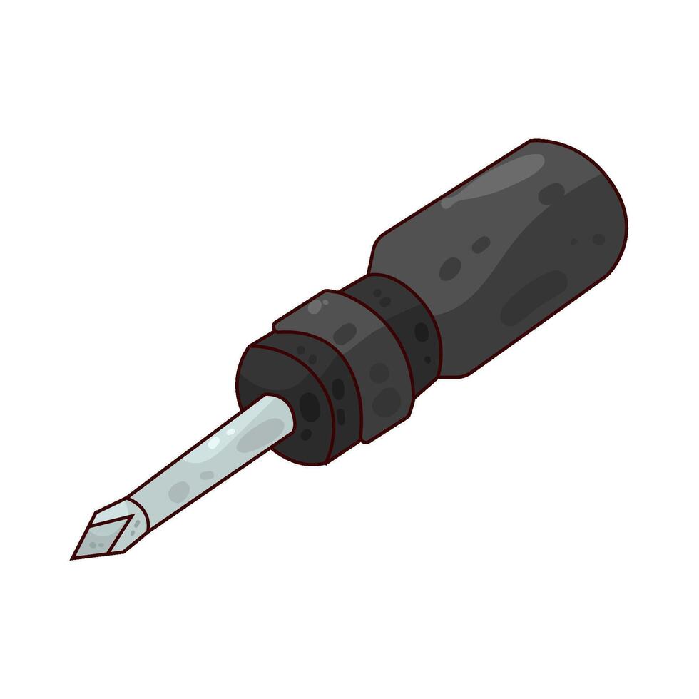 Illustration of screwdriver vector