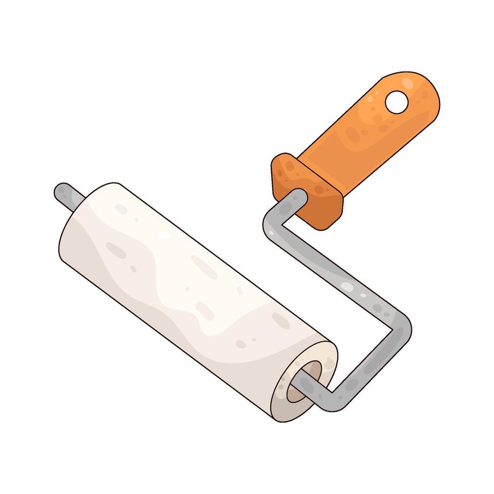 Illustration of Paint Roller vector