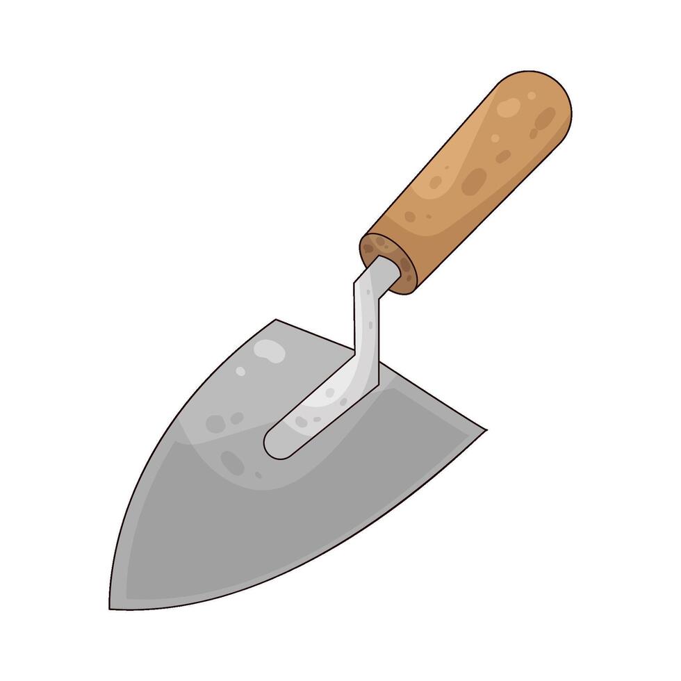 Illustration of Trowel vector