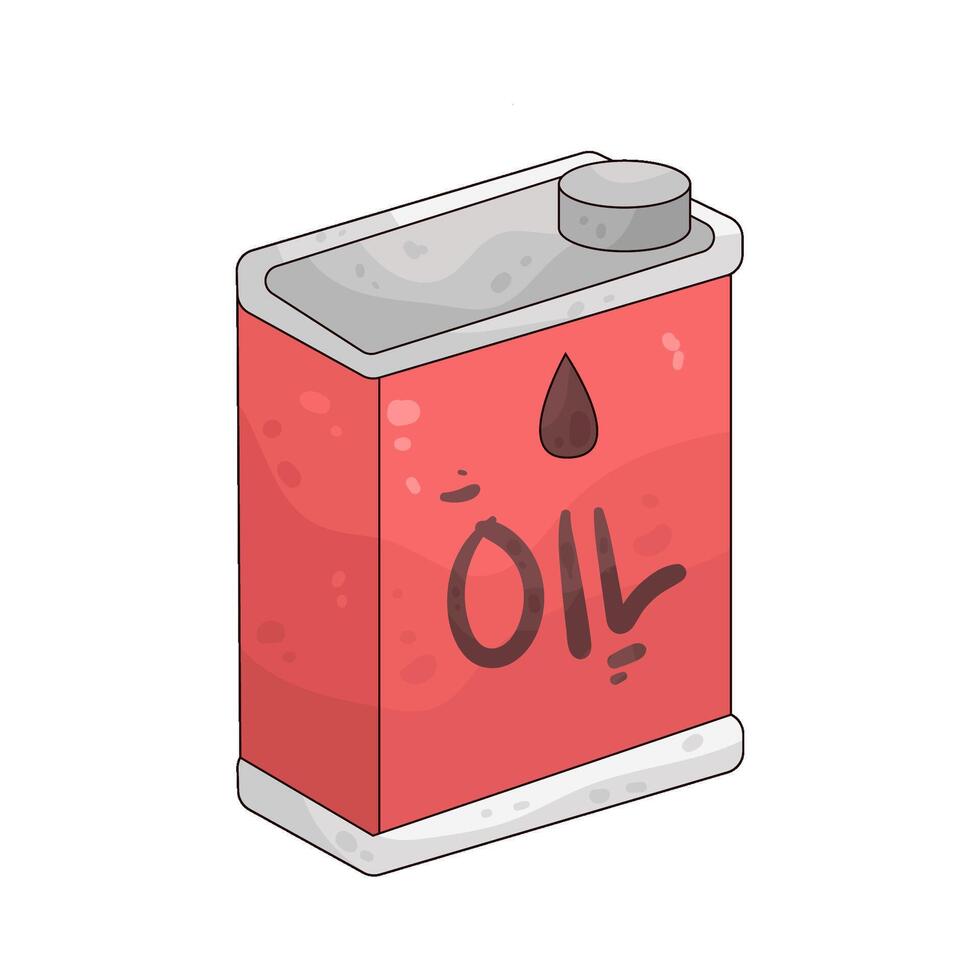 Illustration of Oil Can vector