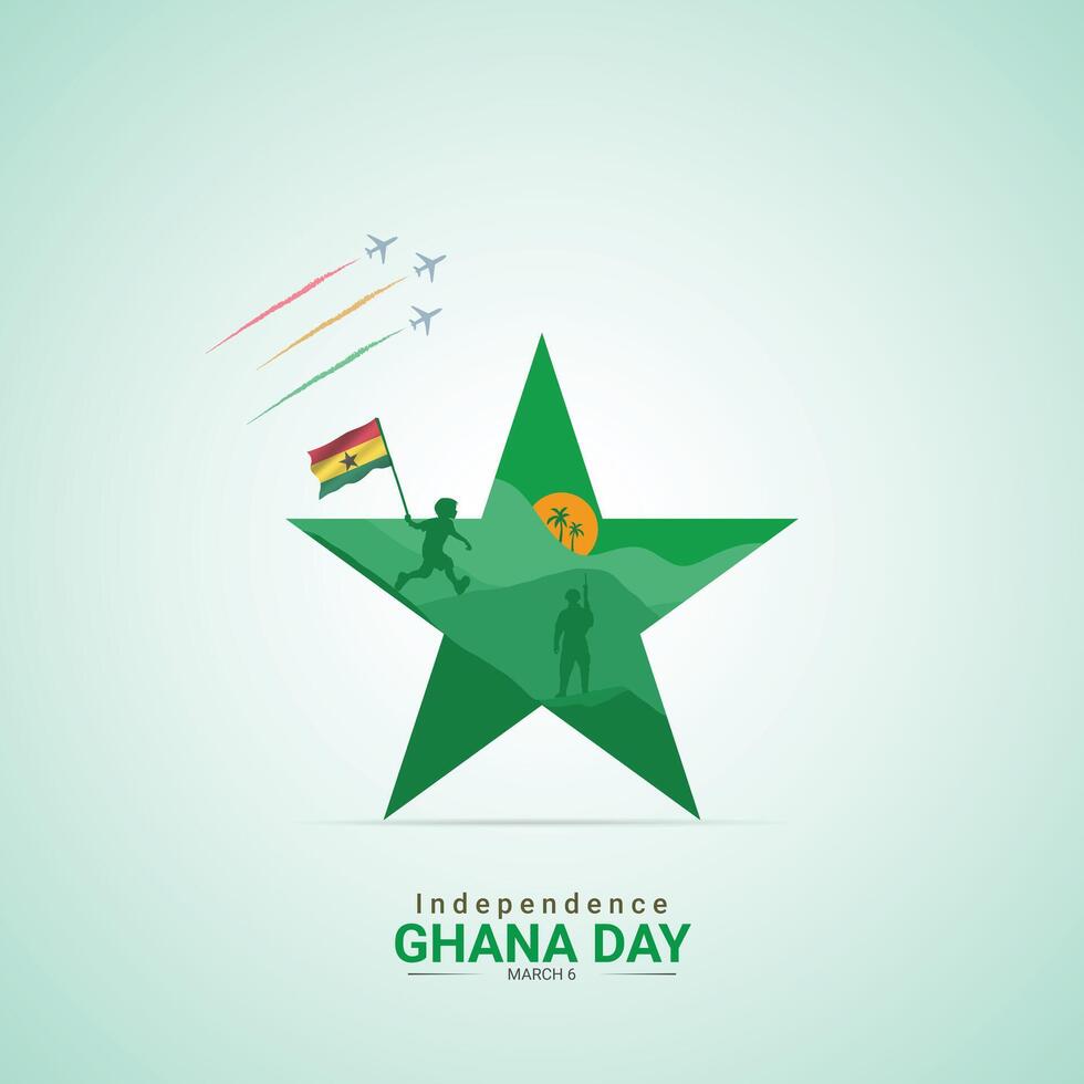 ghana Independence Day Vibes Proud to Be Ghanaian vector