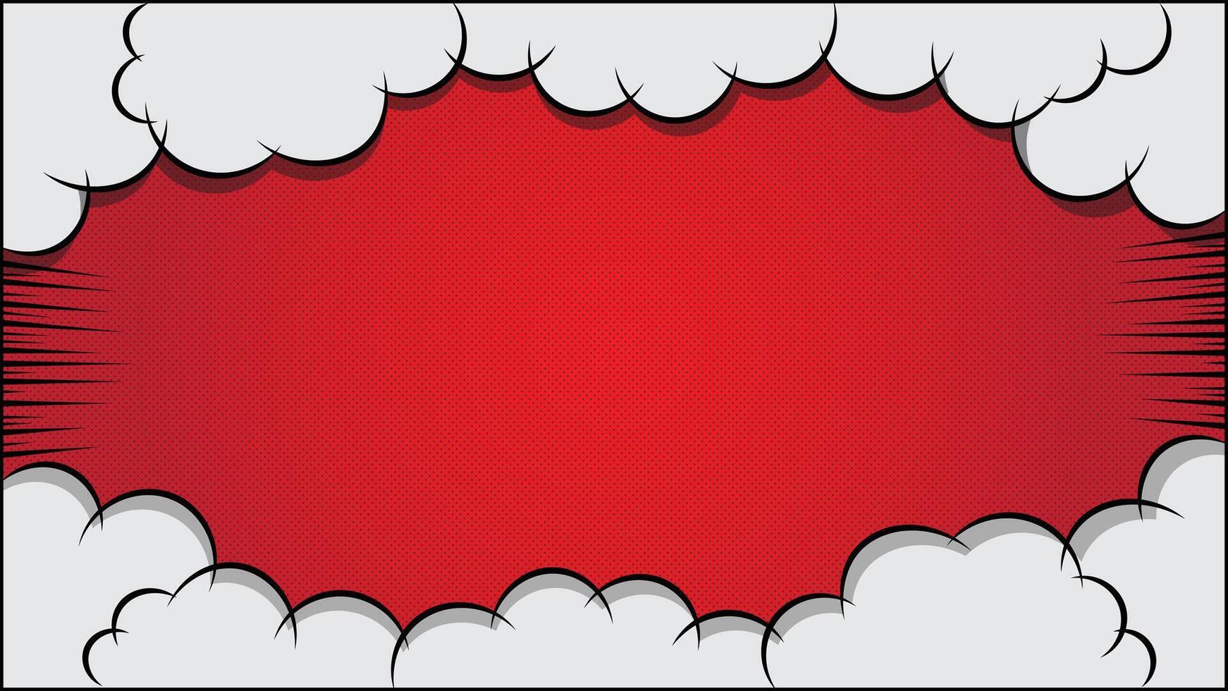 Customizable Comic Style Text Background vector
