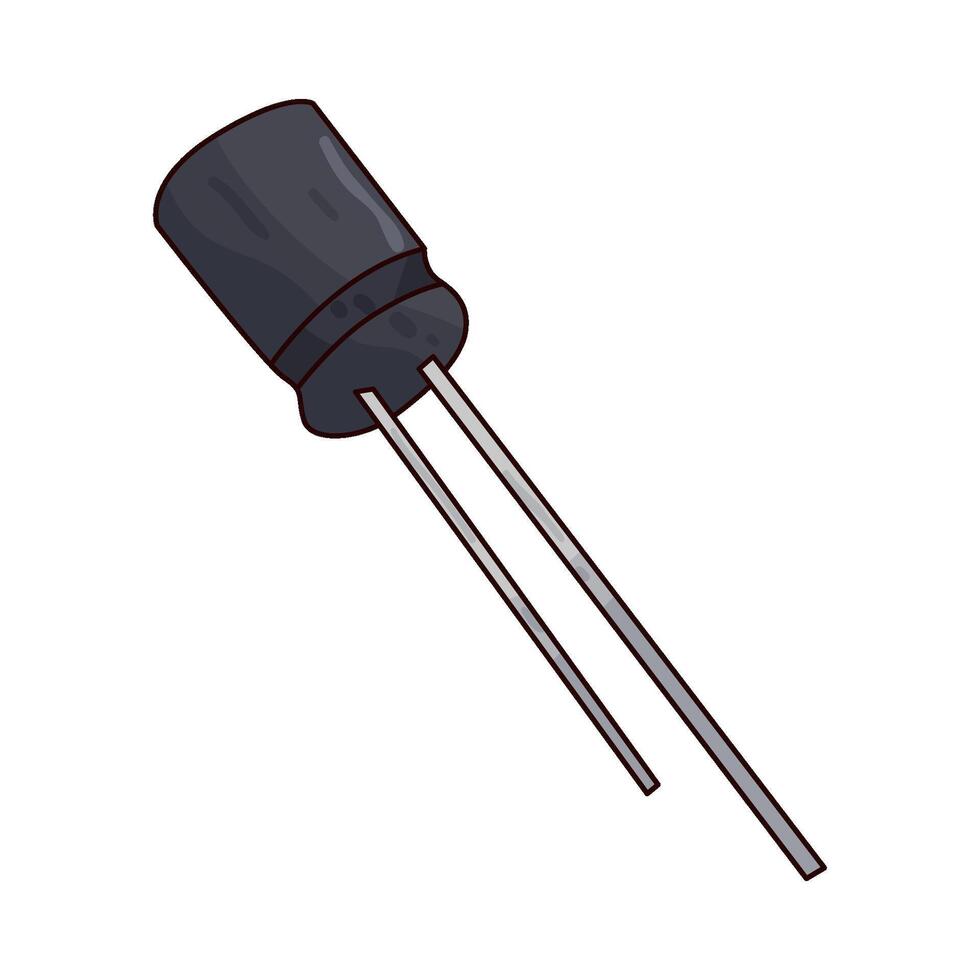 Illustration of capacitor vector