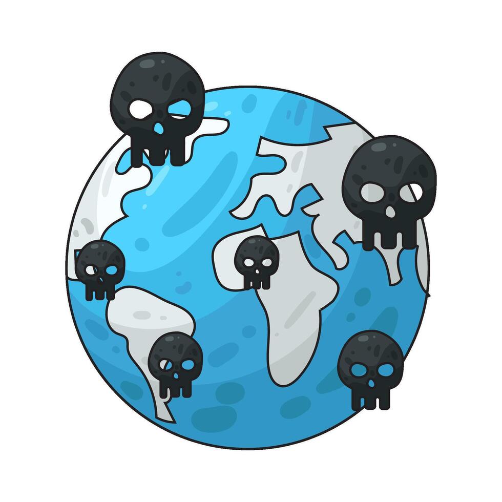 Illustration of Malware vector