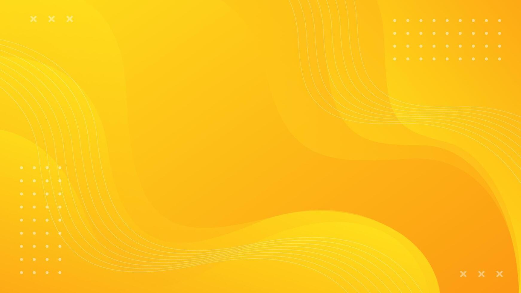 Yellow wave background . Abstract geometric wallpaper vector