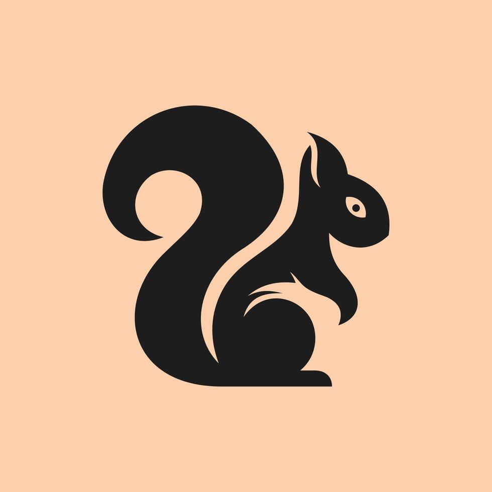 Custom Squirrel Logo For Brands vector