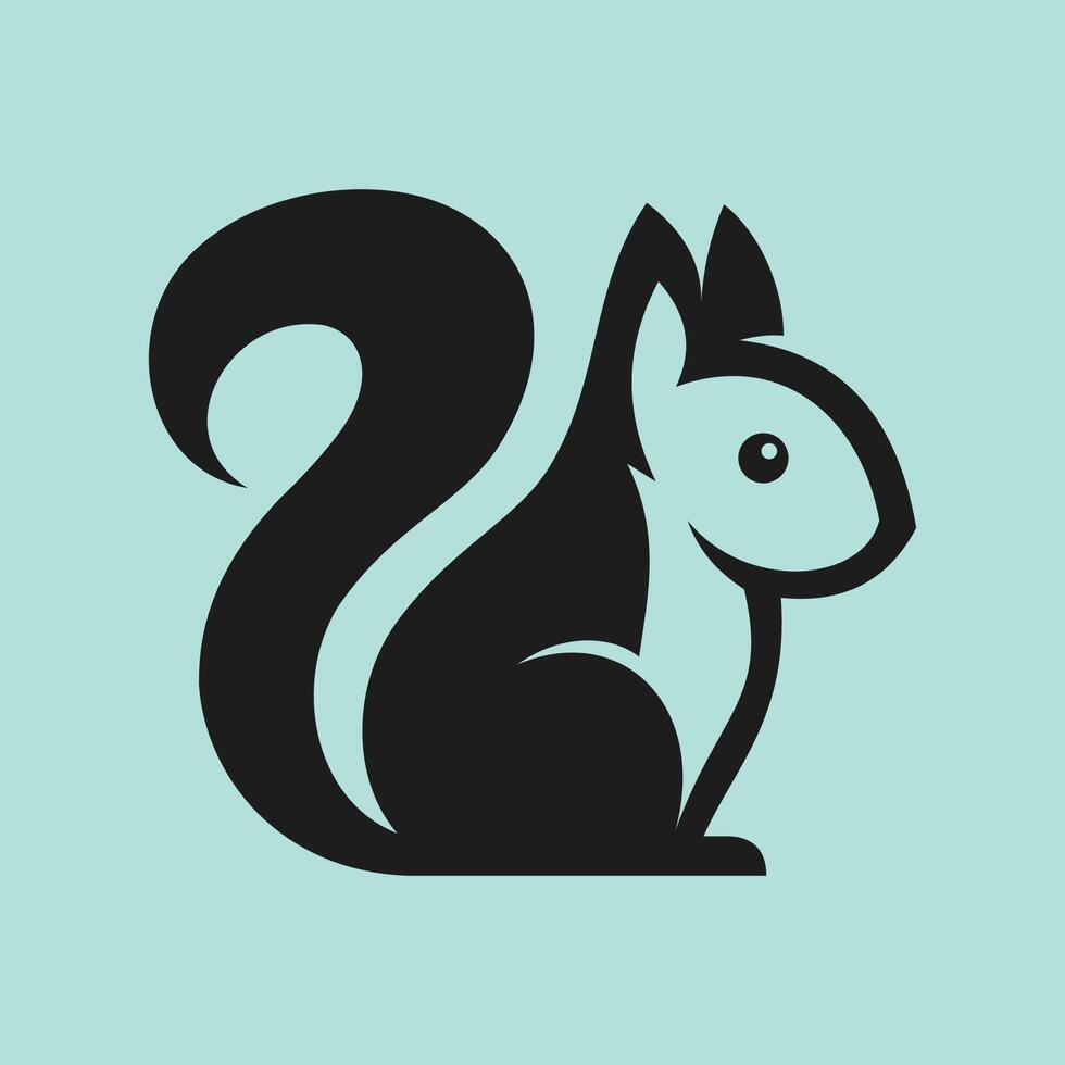Dynamic Squirrel Logo Design Examples vector