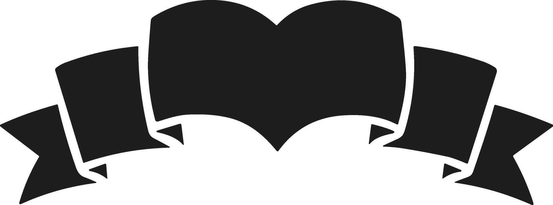 Ribbon Banner for Decorative and Romantic Designs vector