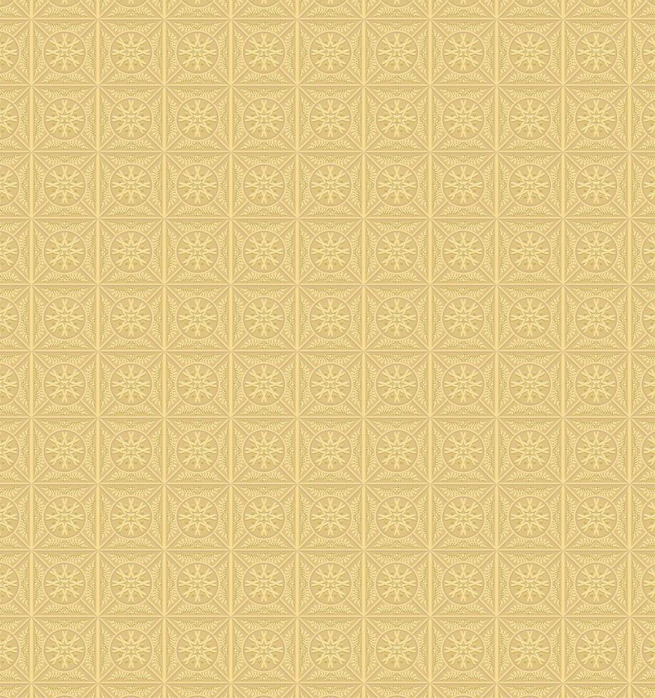 Beautiful yellow pattern. flowers pattern in illustrator. Floral Background and Texture. Relief ornate background. Mandala Pattern Background Design vector