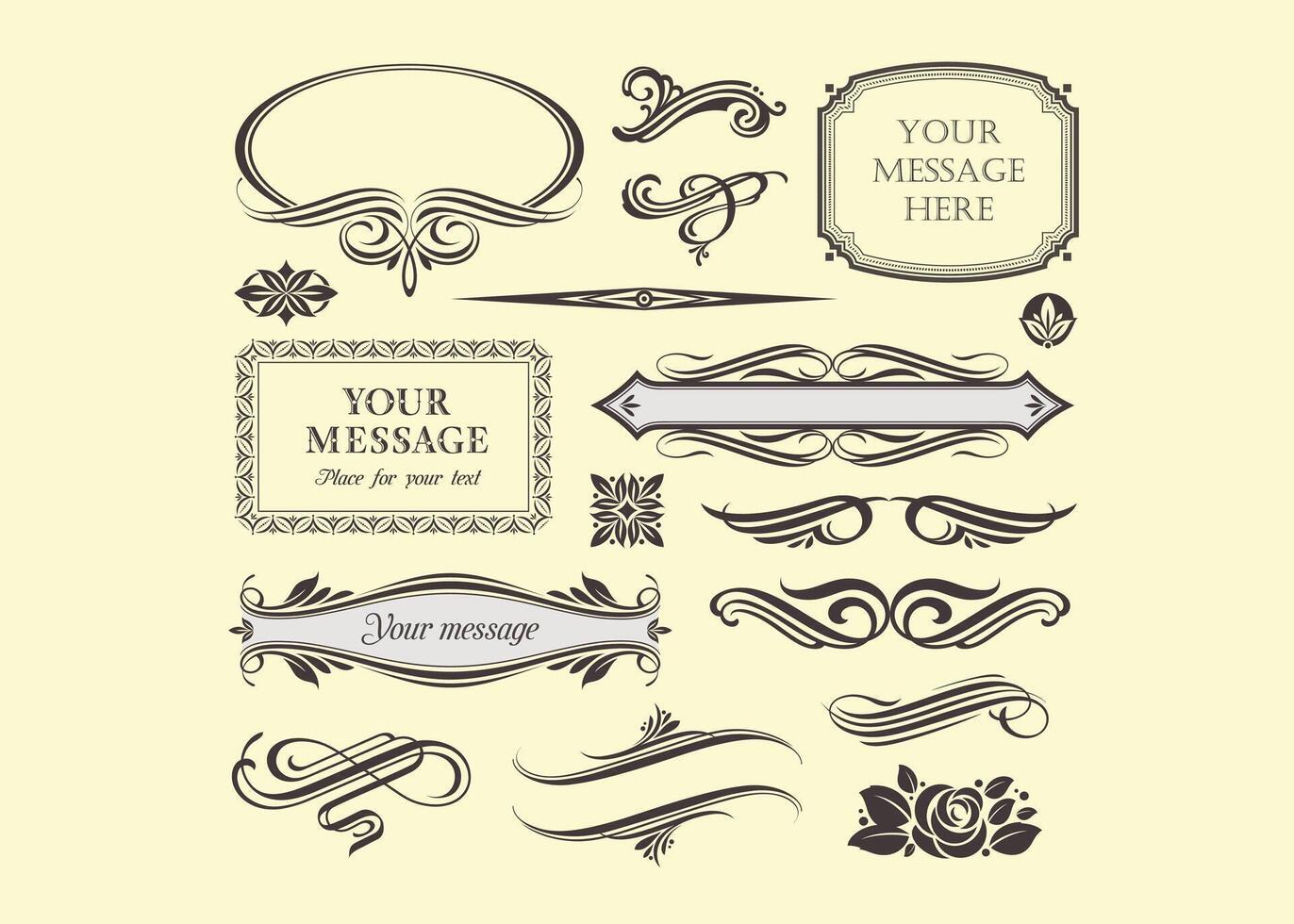 Set of Ribbons and banner. Frame. Banner illustration. Set of banner. Set of scroll ribbon, vintage. blank. Ribbons collection. Ribbon banner. Ribbons and banners. Flat ribbons. vector
