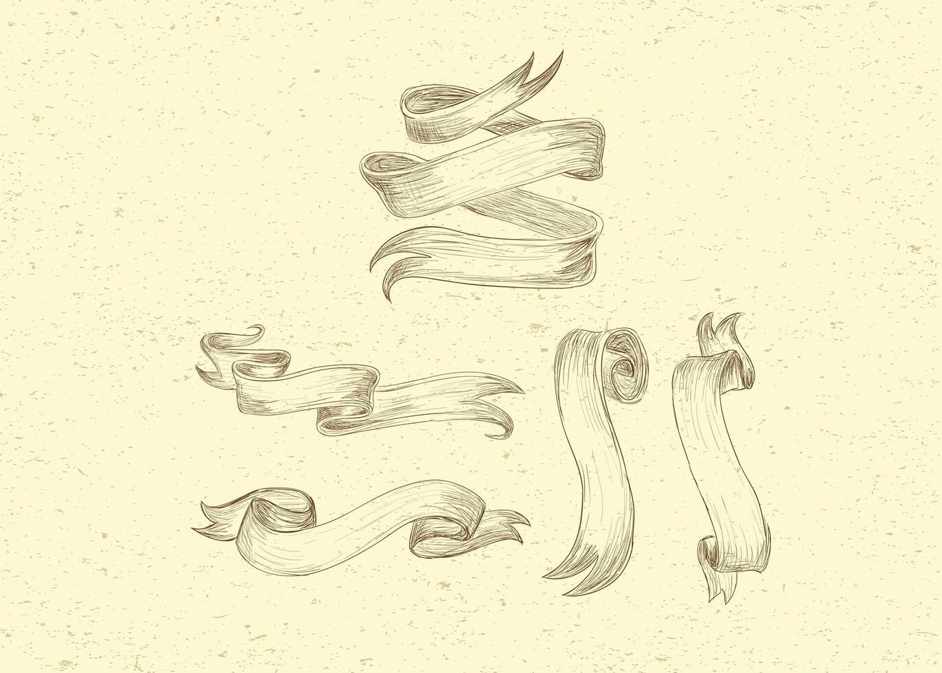 Ribbons collection. Ribbon banner. Ribbons and banners. Flat ribbons. Banner illustration. Set of banner. Set of scroll ribbon, vintage. blank. Set of Ribbons and banner. vector