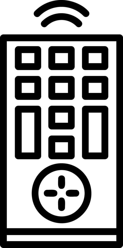 Remote Control Line Icon vector