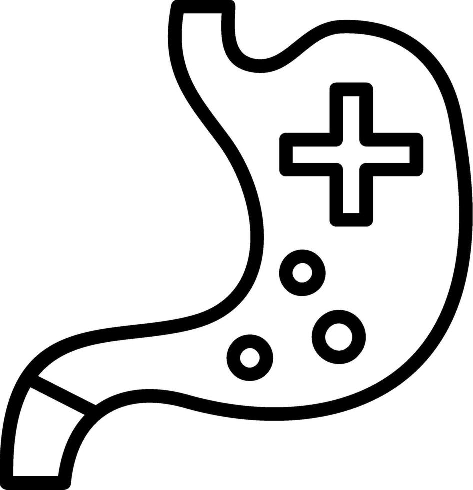Gastroenterology Line Icon vector