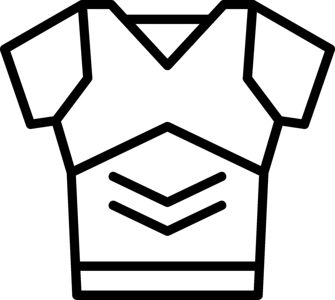 Armor Line Icon vector