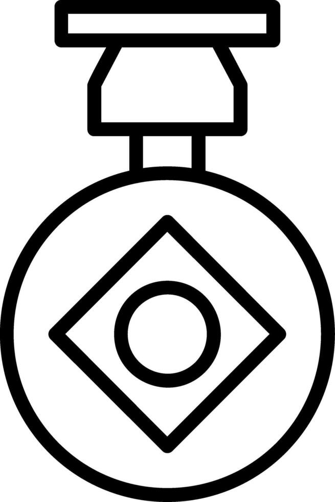 Game Reward Line Icon vector