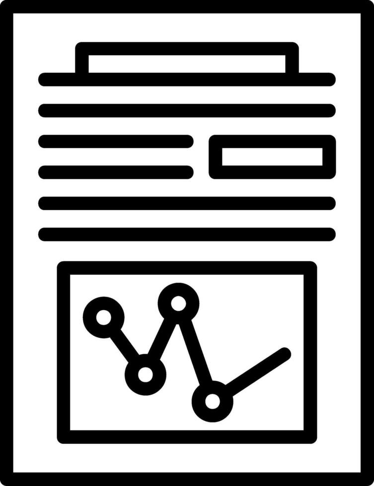 Marketing Strategy Line Icon vector